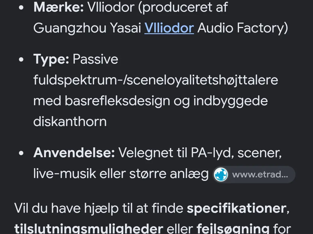 Billede 9 - IMG - VLLIODOR - JB System TSX 15 højttalere
