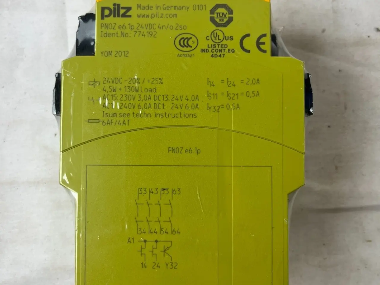 Billede 8 - Pilz PNOZ e6.1p 774192 sikkerhedsrelæ 24VDC 4NO