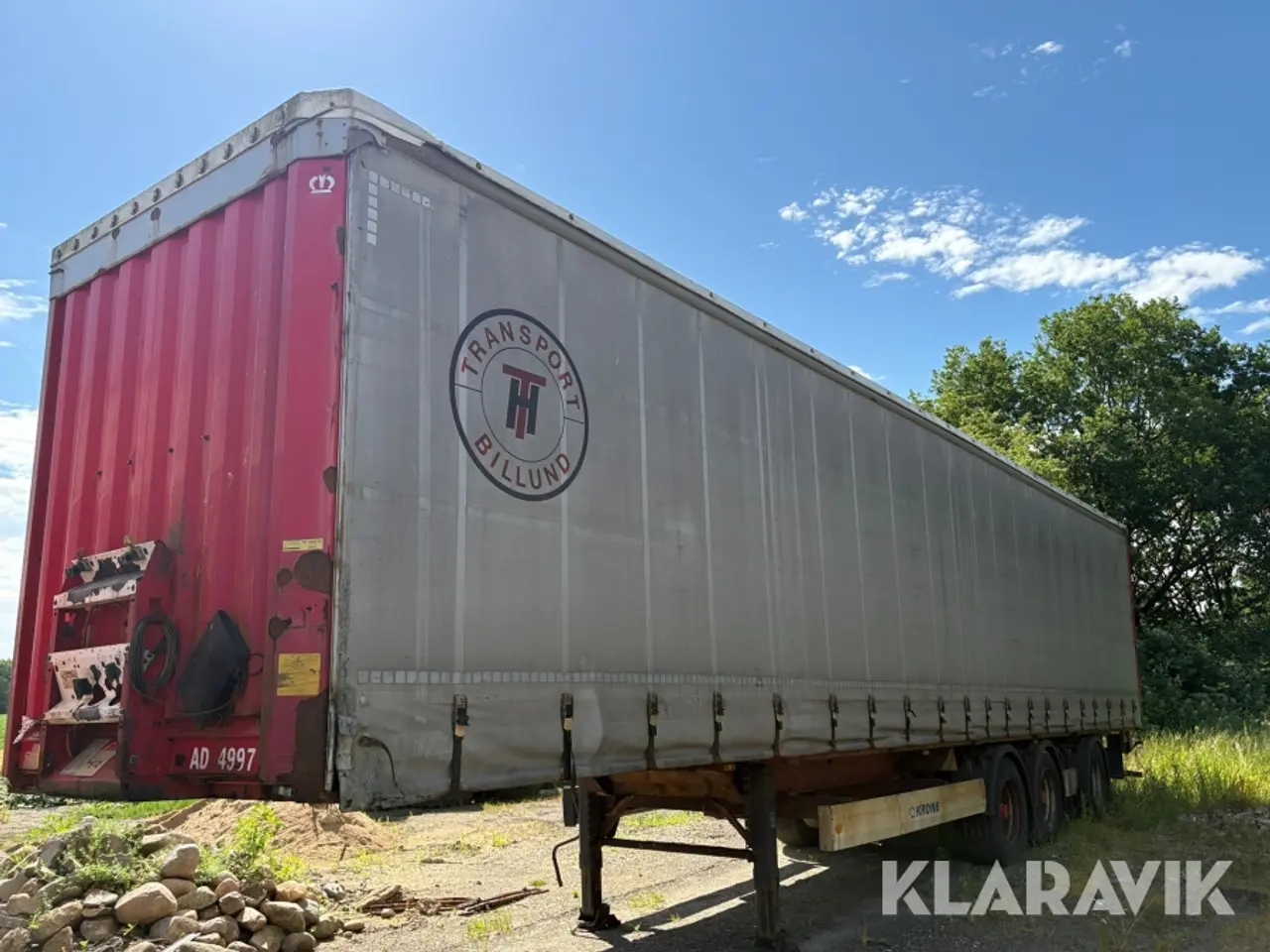 Billede 4 - Trailer Krone SD med presseningsopbygning