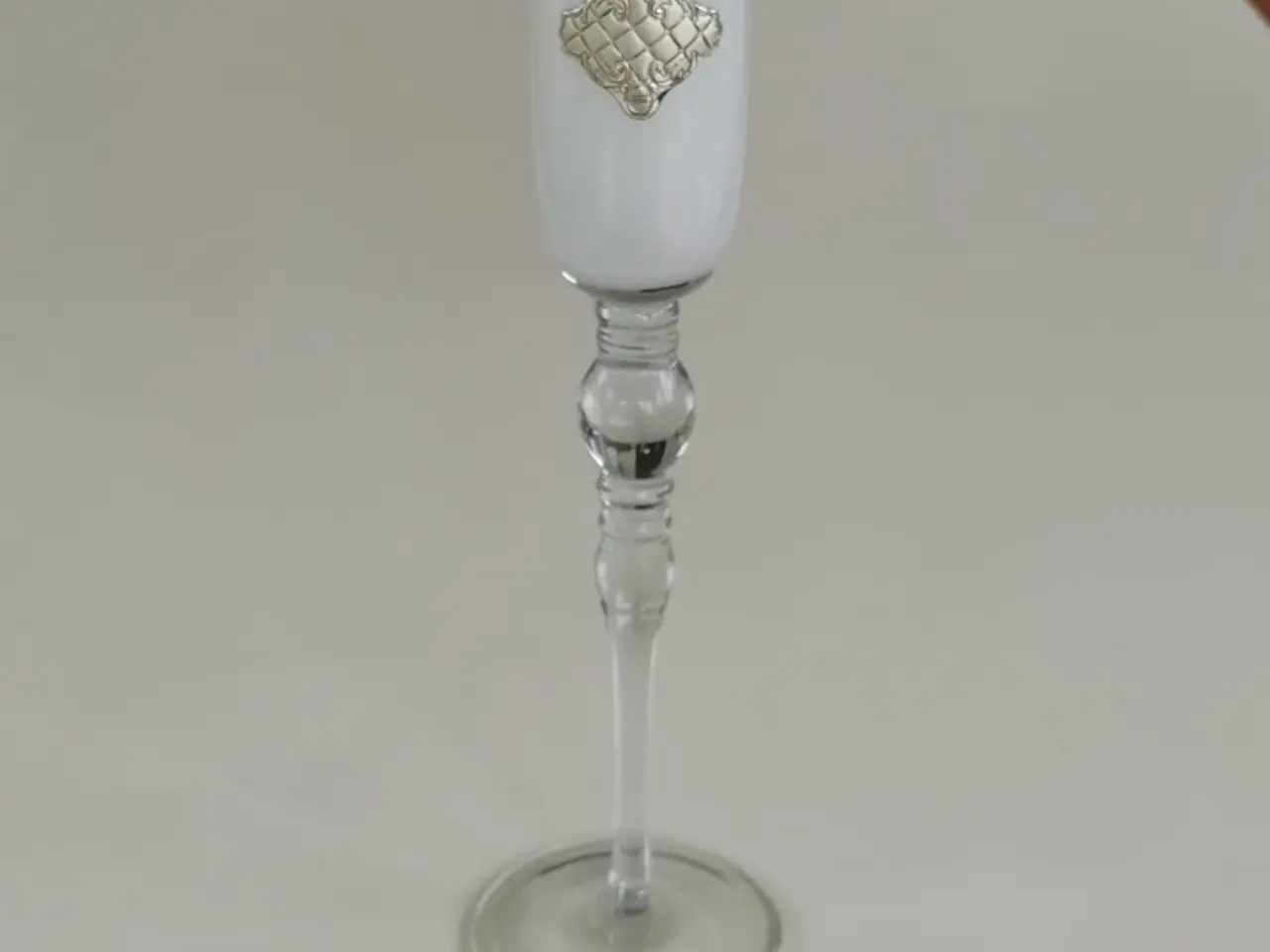 Billede 2 - Champagneglas med dekoration