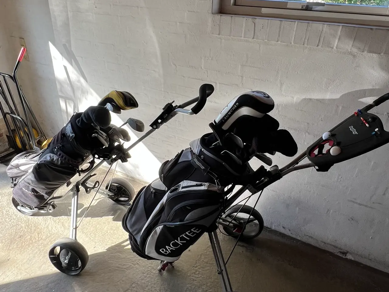 Billede 1 - Golf sæt med vogne 