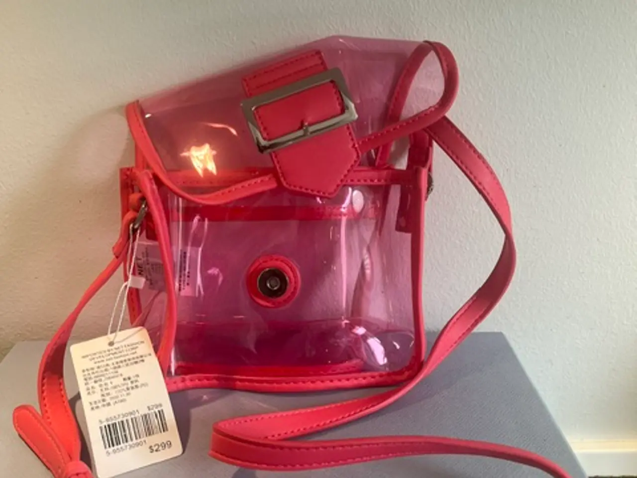 Billede 3 - Smuk og iøjnefaldende gennemsigtig crossbody-taske