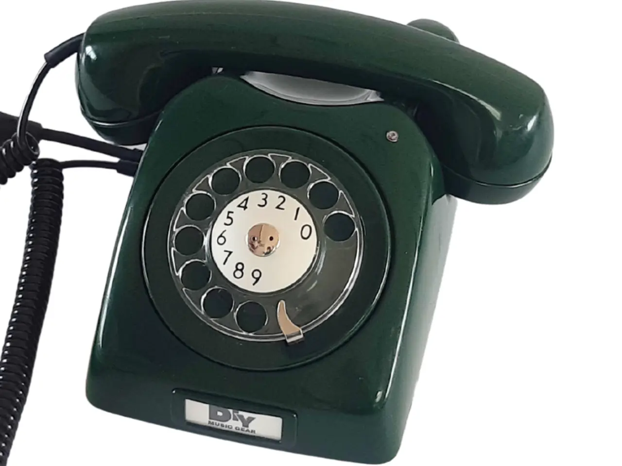 Billede 1 - Retro telefon mikrofon 2 (Mørk grøn)