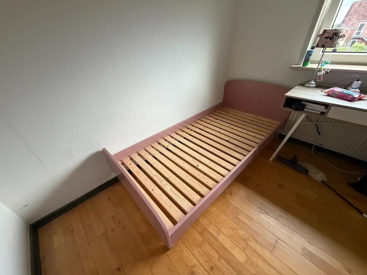 Billede 7 - Flexa Play seng i lyserød  + boxmadras & topmadras
