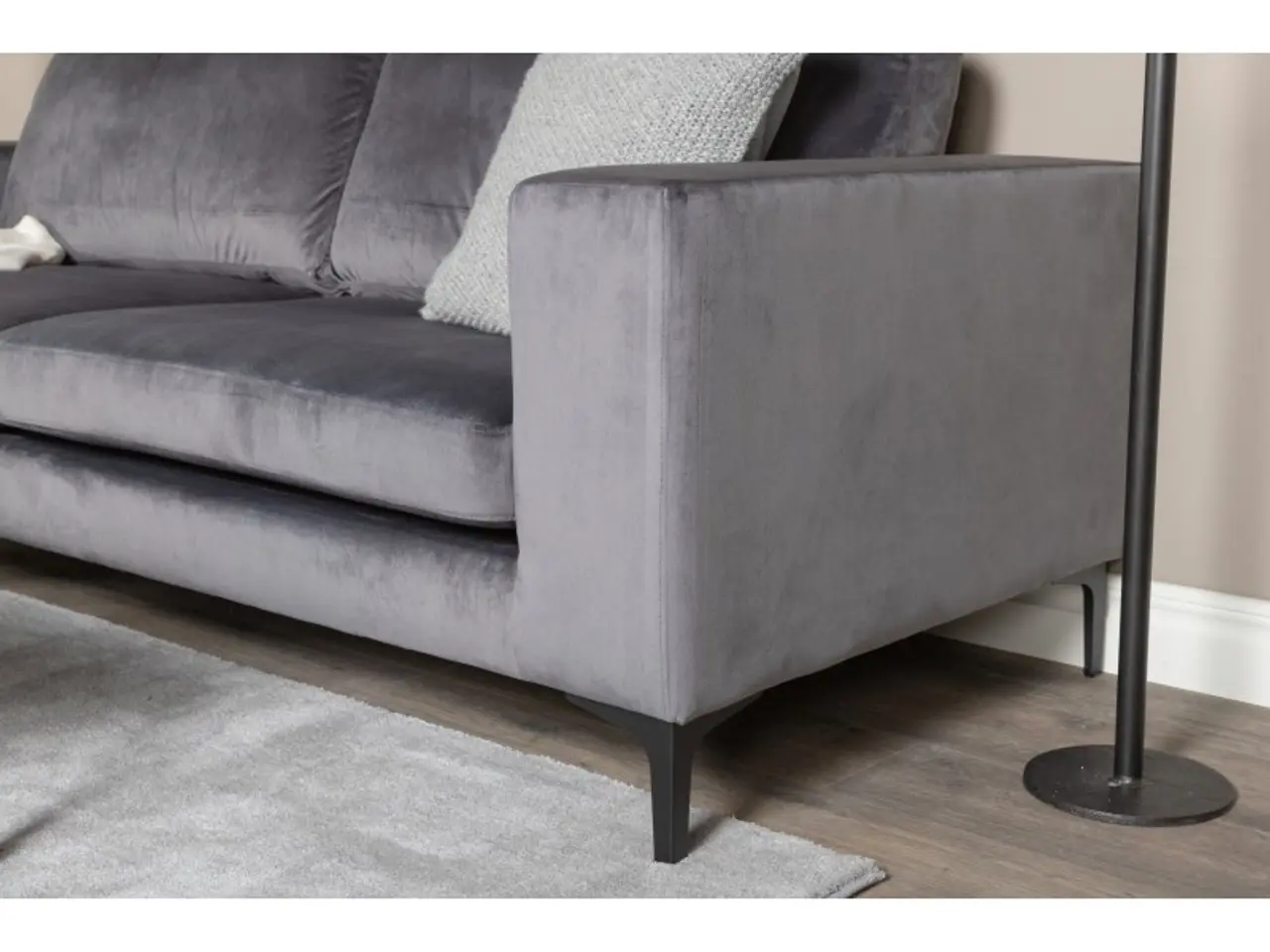 Billede 7 - Bolero 3 personers Sofa  - Sort og Grå