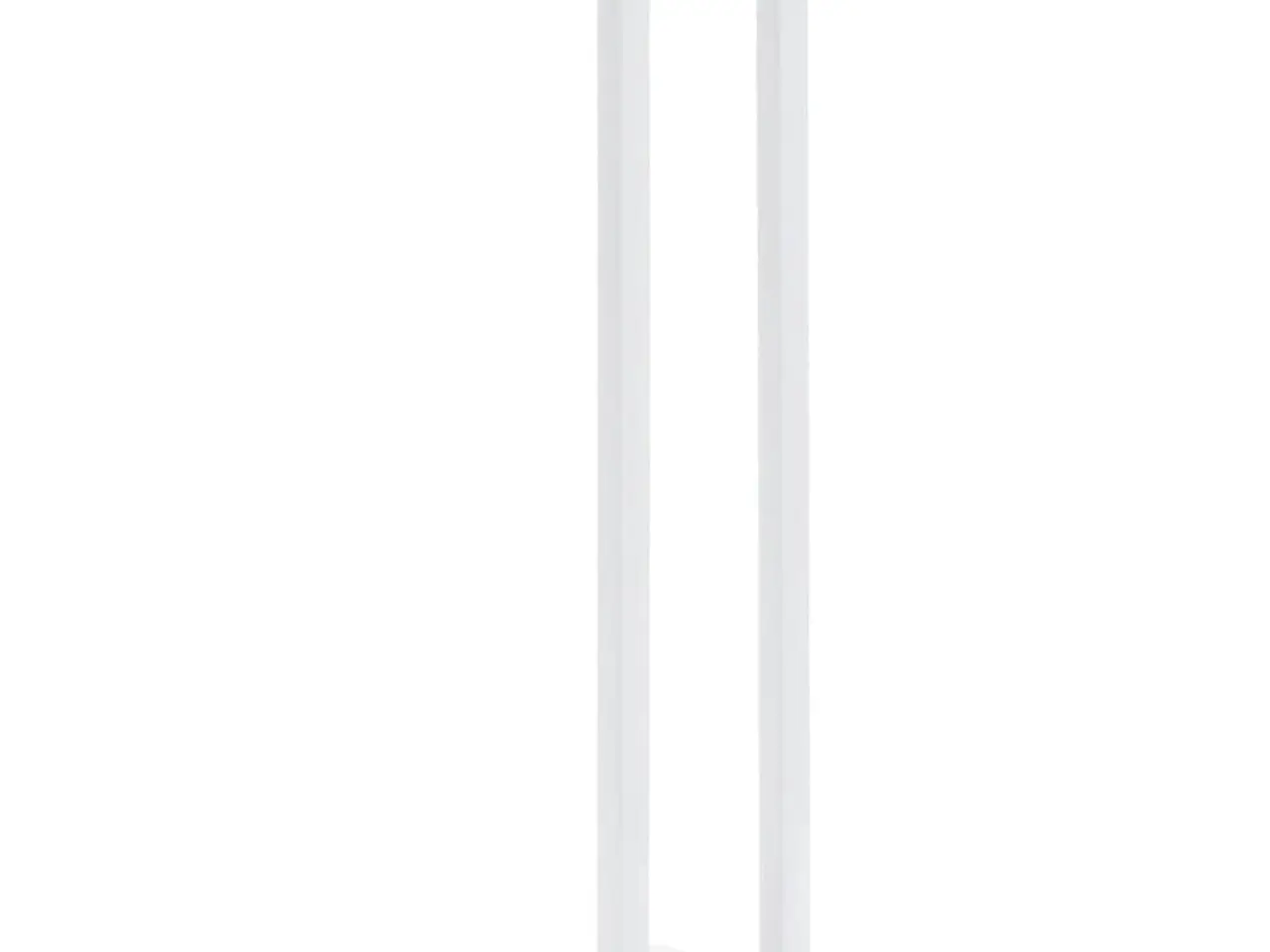Billede 2 - Håndklædeholder 12,5x12,5x60 cm stål hvid