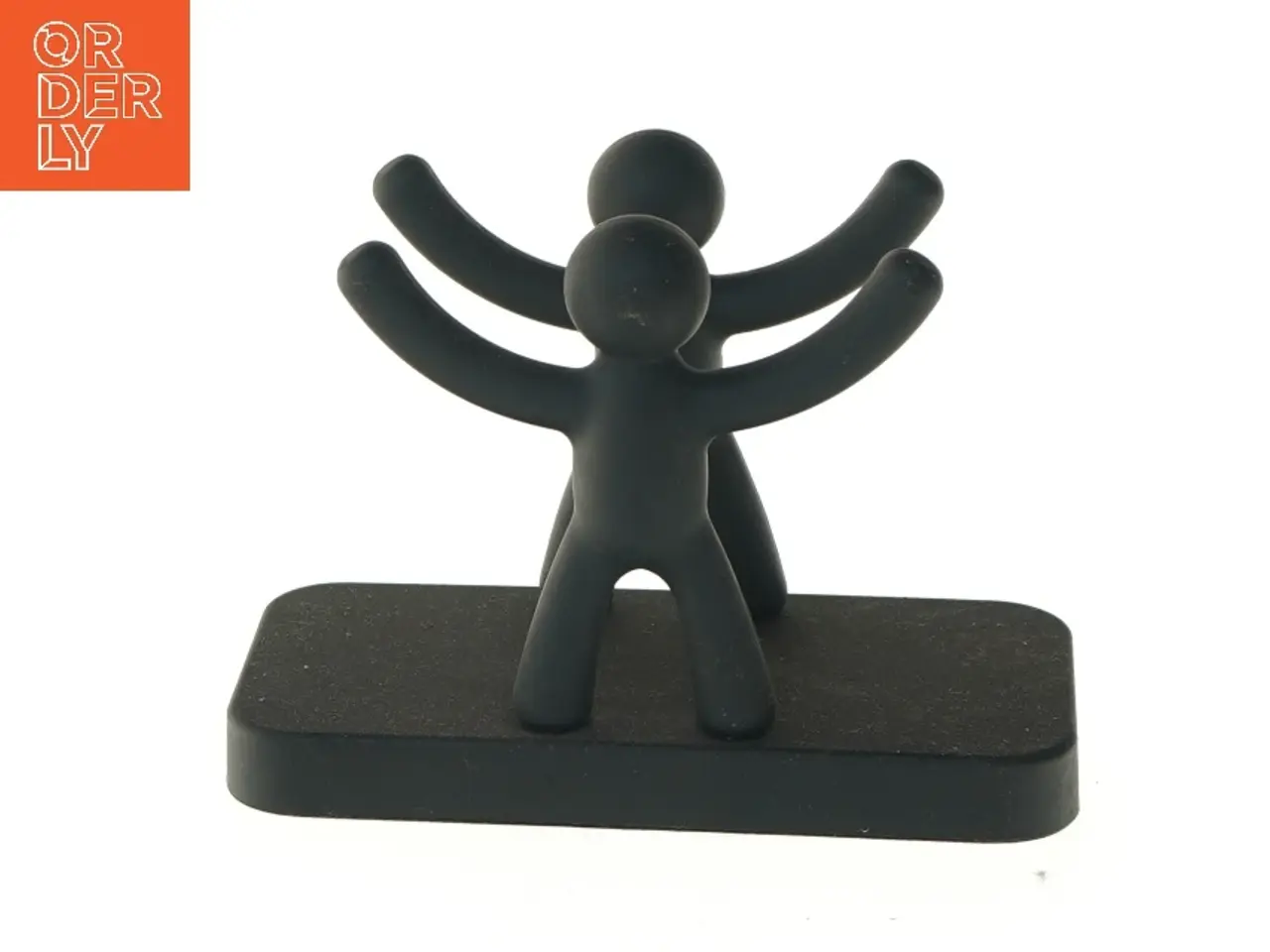 Billede 1 - Sort figurine kortholder fra Umbra (str. 15,5x8x11 cm)