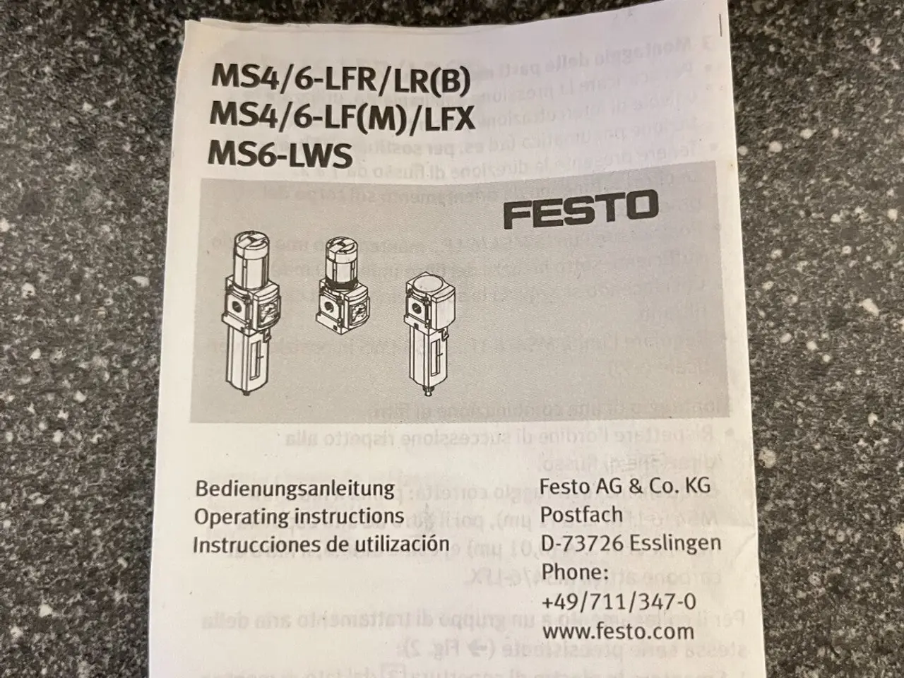 Billede 3 - Festo MS4-EM1-1/4-S On/Off ventil Assembly med