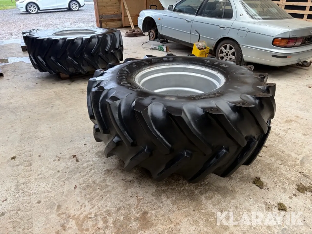 Billede 5 - Hjul Goodyear STR 24.5 R32 med Bredal-nav 2 Styk