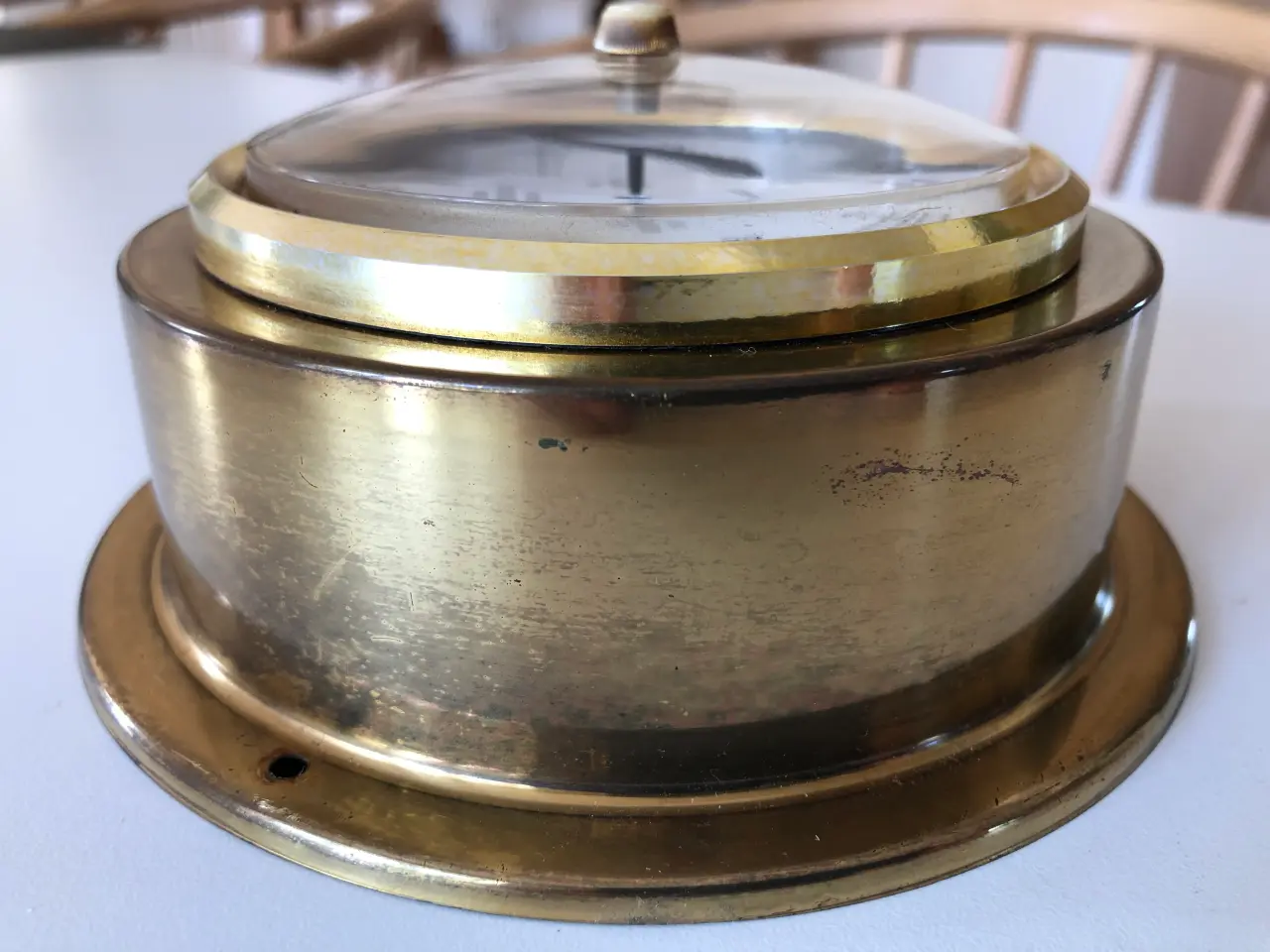 Billede 5 - Skibsbarometer i messing fra Inproco