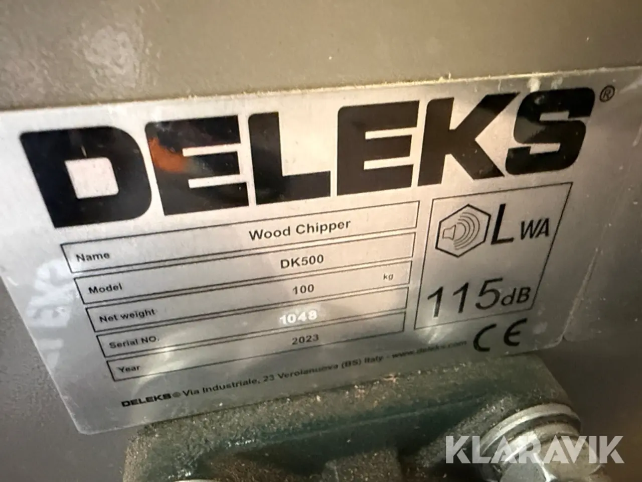 Billede 5 - Flishugger Deleks DK500 - 1 styk