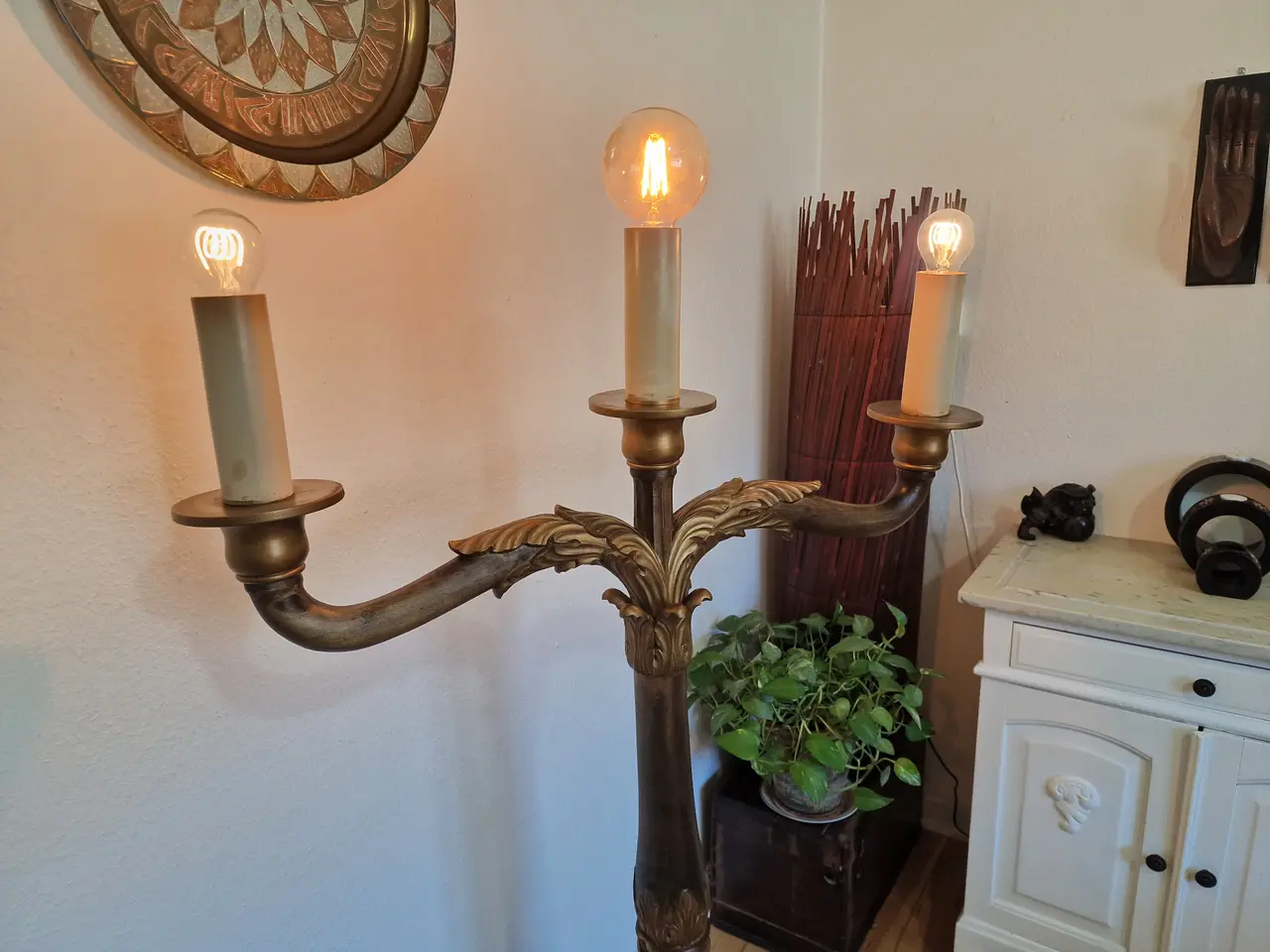 Billede 8 - Smuk antik gulvlampe.