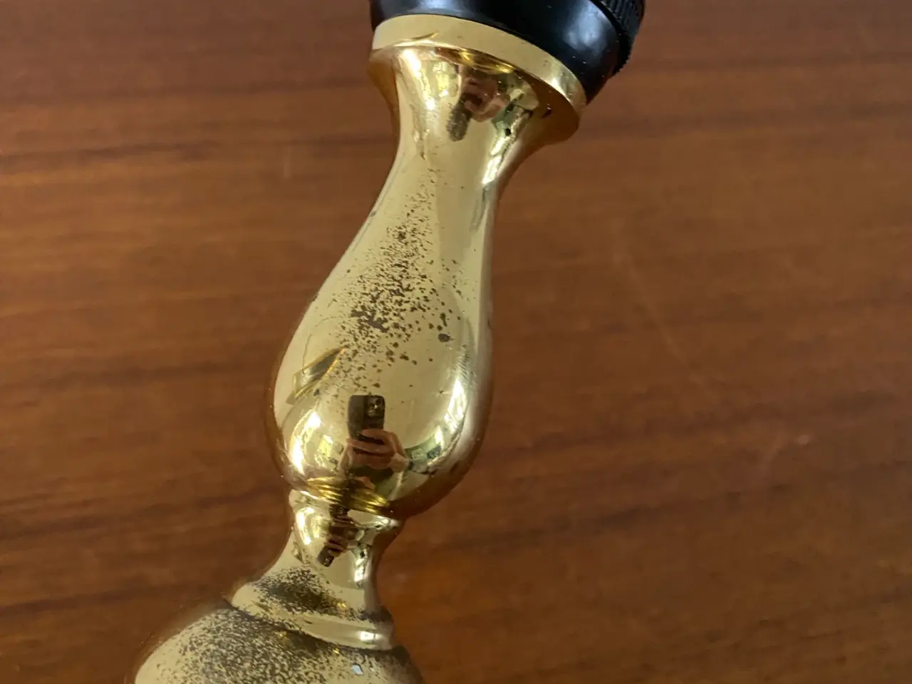 Billede 4 - Bordlampe messing look