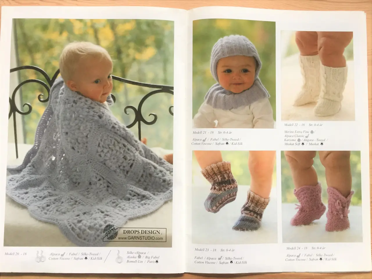 Billede 10 - Opskrifter, Drops babystrik str. 0 - 4 år