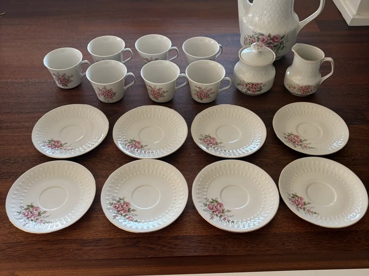 Billede 1 - Vintage kaffestel fra Mitterteich Bavaria, 18 dele