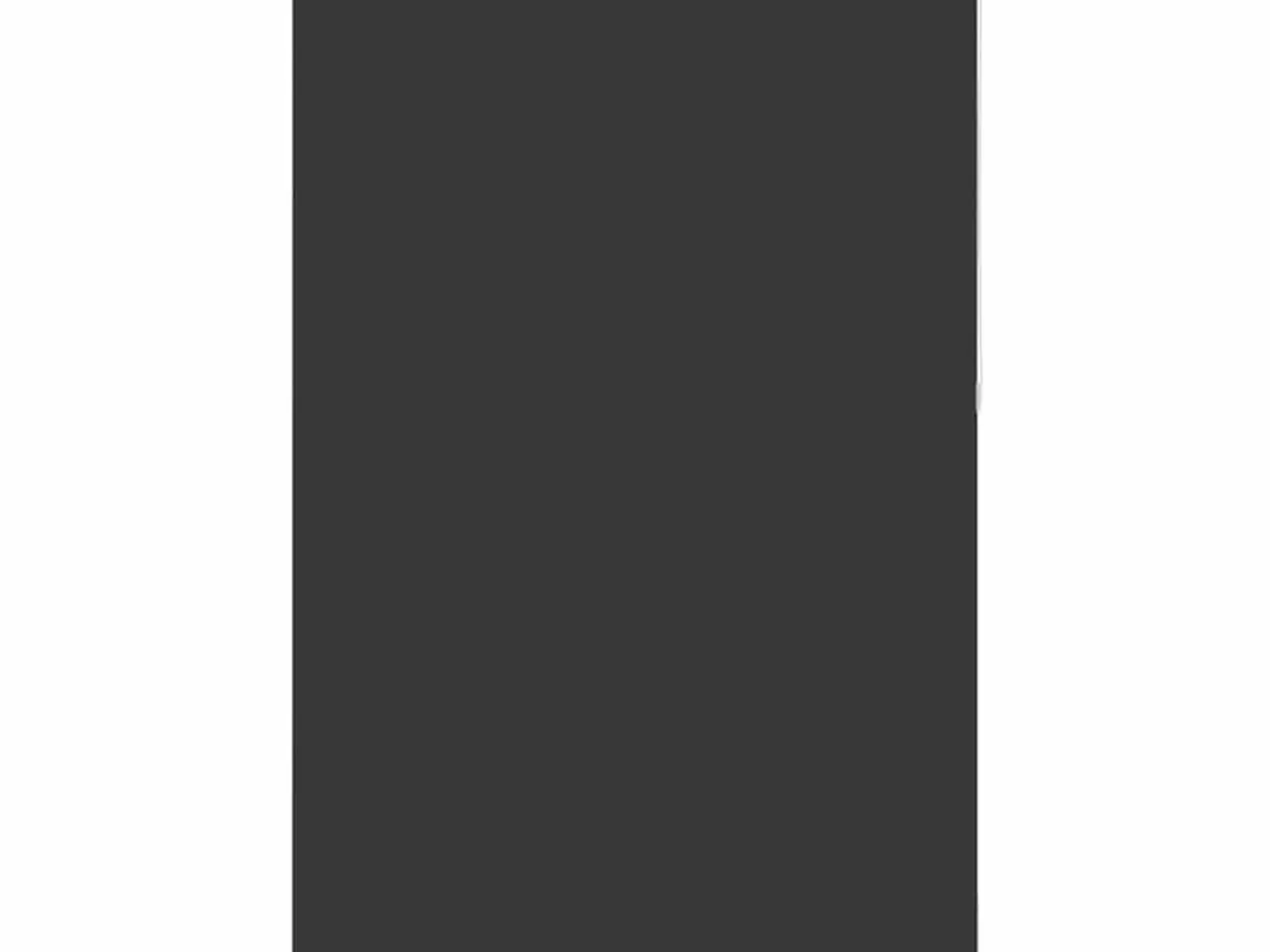Billede 2 - Mørklægningsrullegardin 120×230 cm - stofbredde 116,6 cm, sort polyester