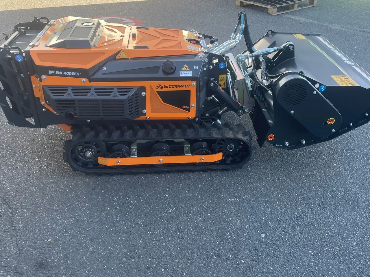 Billede 4 - Energreen RoboCompact diesel Inkl. 100cm slagleklipper