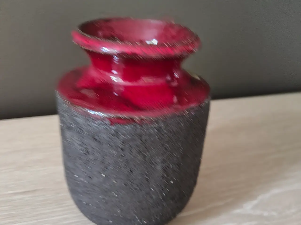 Billede 4 - Flot løvemose keramik vase
