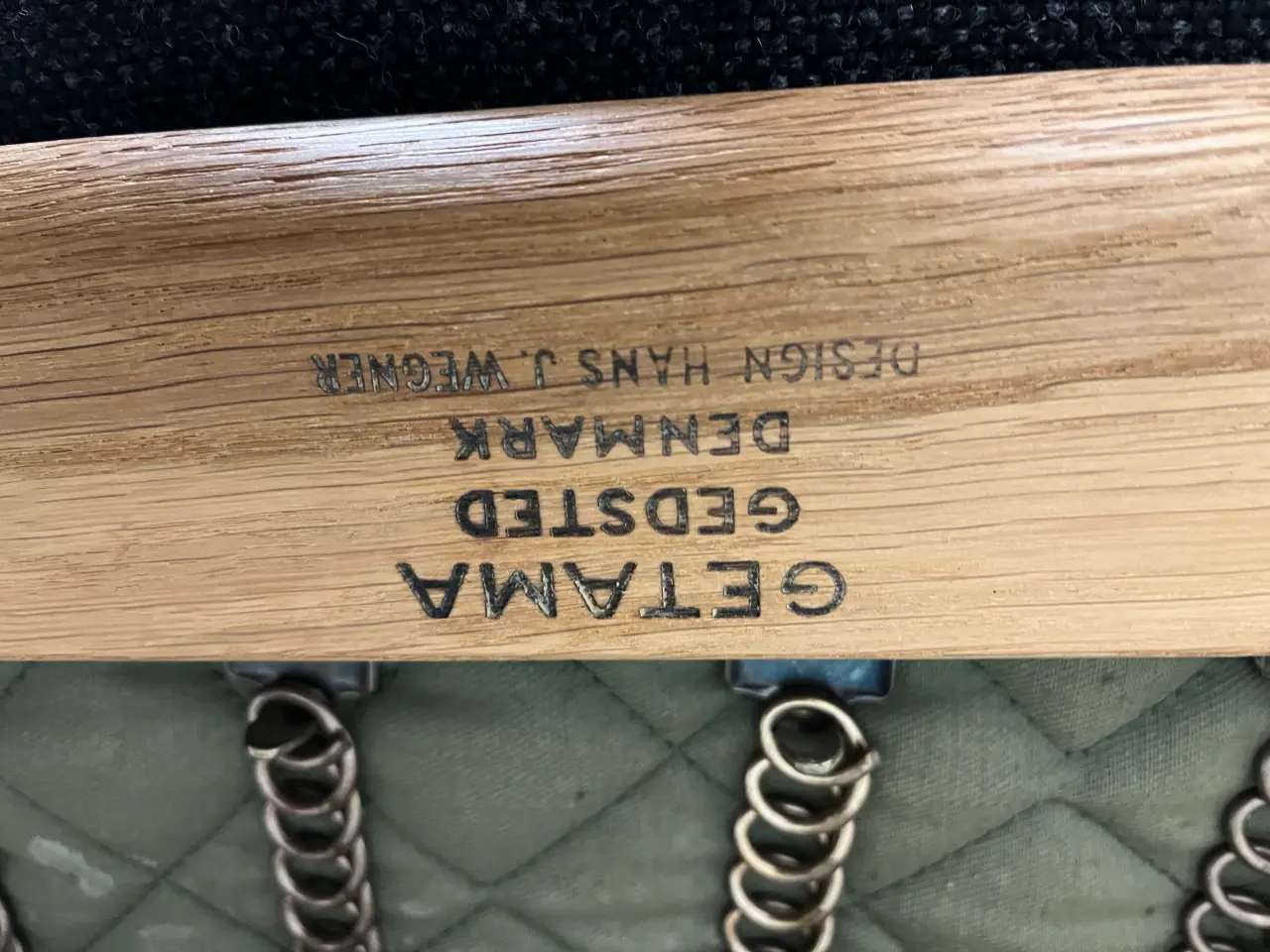 Billede 10 - Hans J Wegner Ge-290/3 Pers.Sofa i mørkegrå uld.
