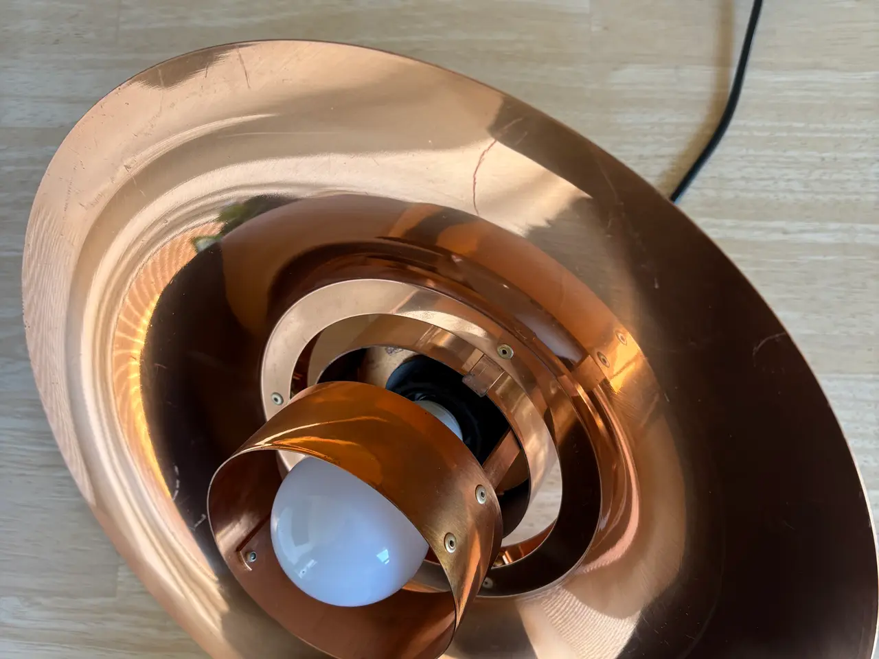 Billede 4 - Loftlampe i kobber