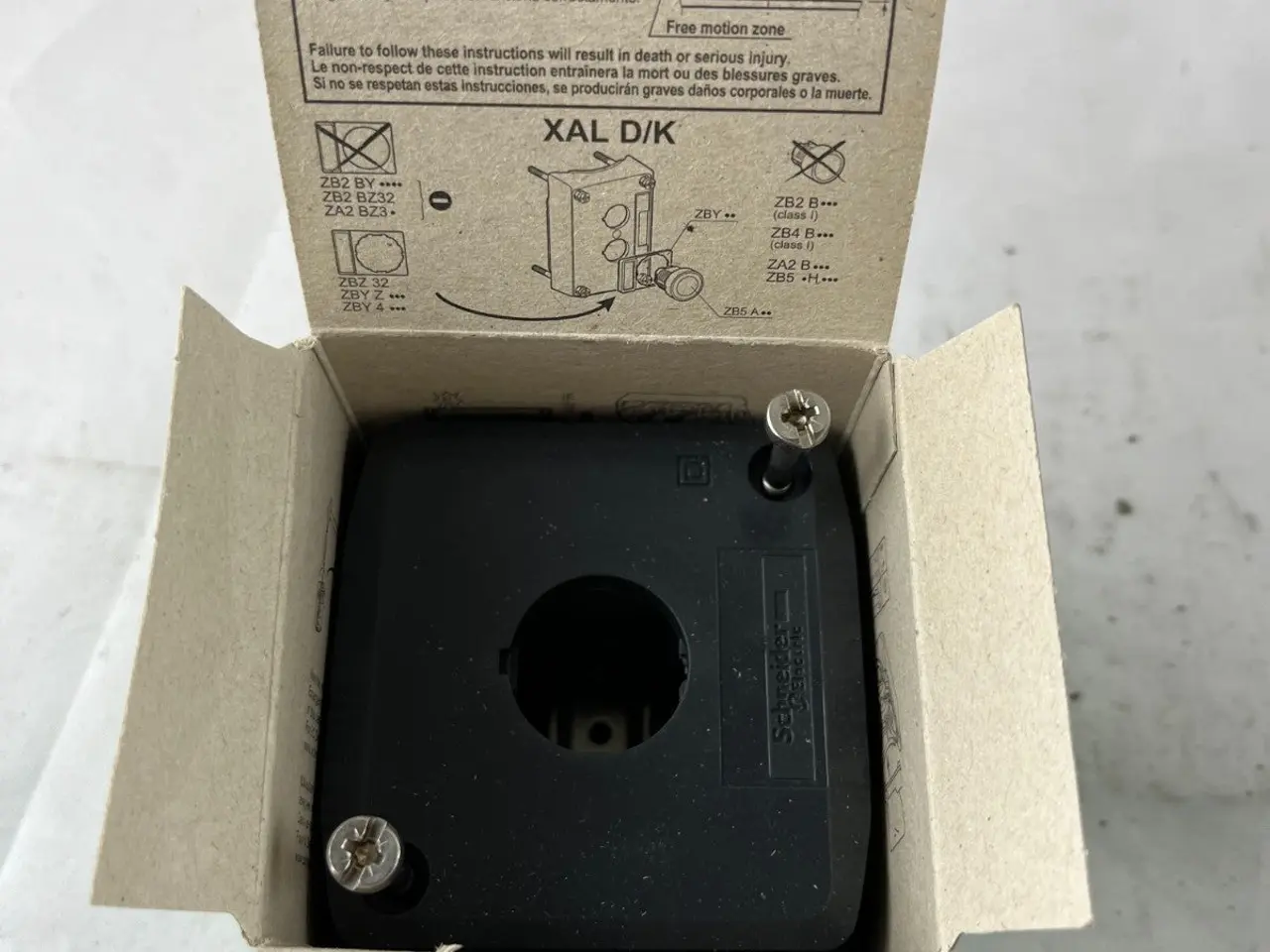Billede 5 - Schneider Electric XALD01 Harmony XAL 1‑Hole Empty