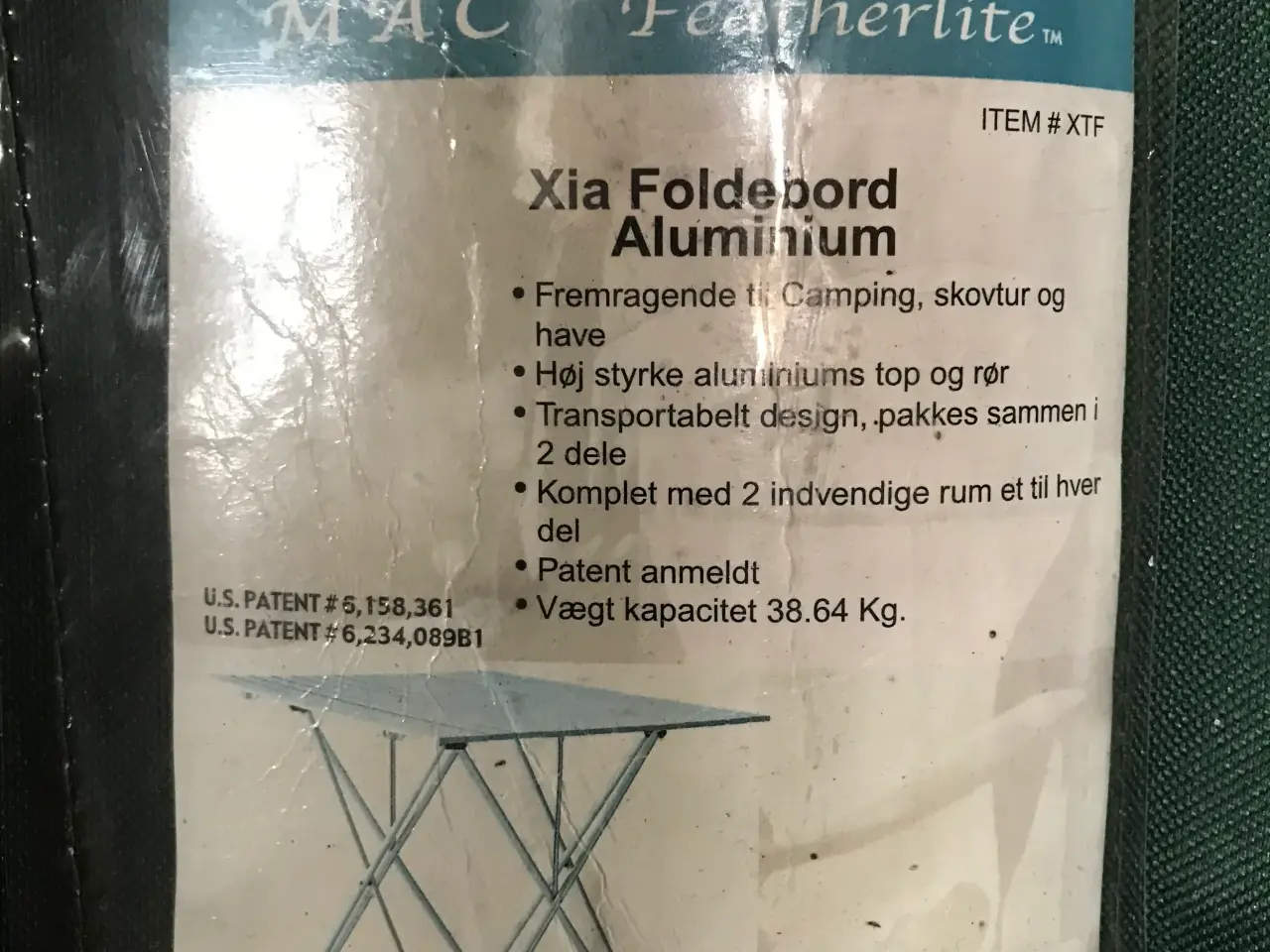 Billede 3 - Aluminiums bord og 2 klapstole