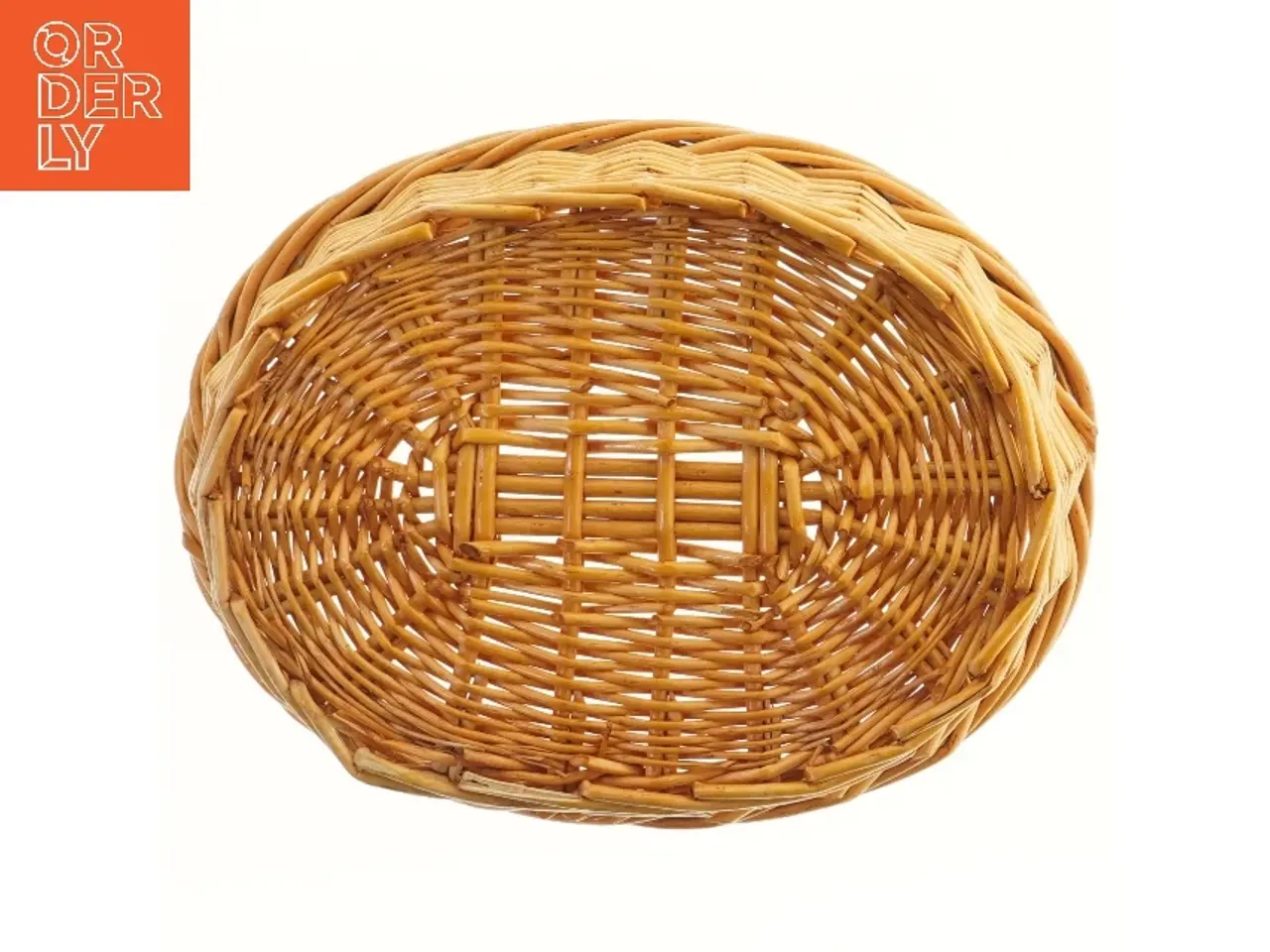 Billede 3 - Flettet kurv (str. 36x27,5 cm)