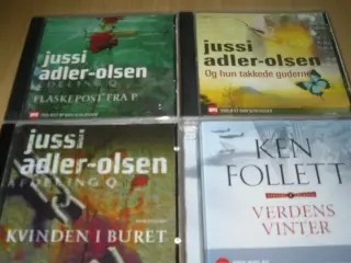 JUSSI Adler-Olsen. Lydbøger. BYD.