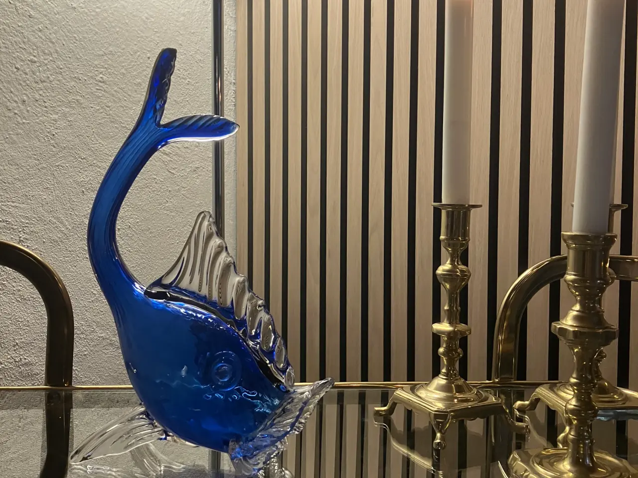 Billede 1 - Smuk og dekorativ glasfisk fra Murano. 