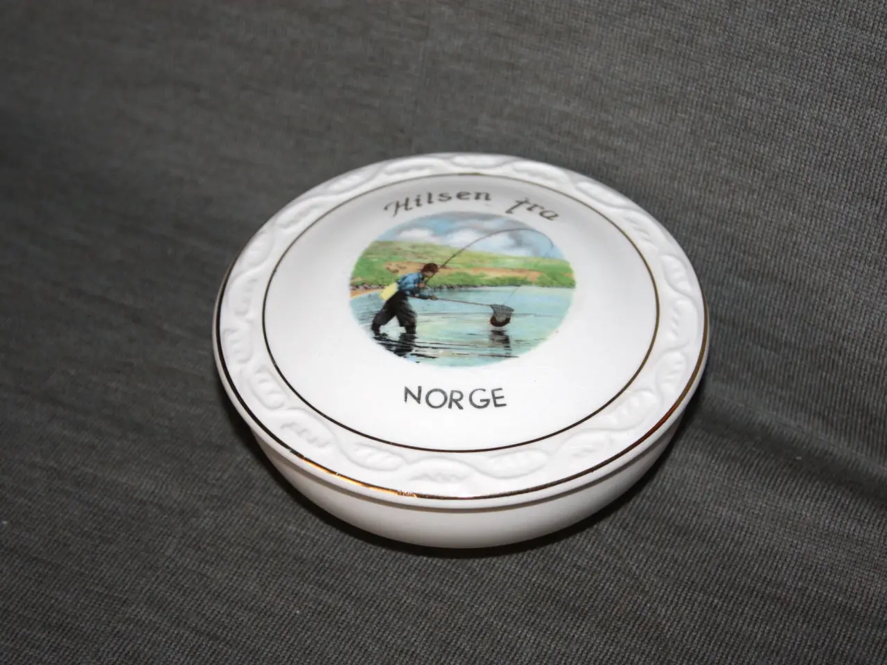 Billede 1 - Hilsen fra Norge Figgjo Flint smykkeskrin