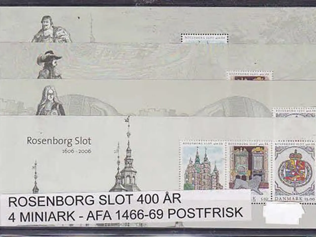 Billede 1 - Rosenborg Slot AFA 1466 - 69 Postfrisk