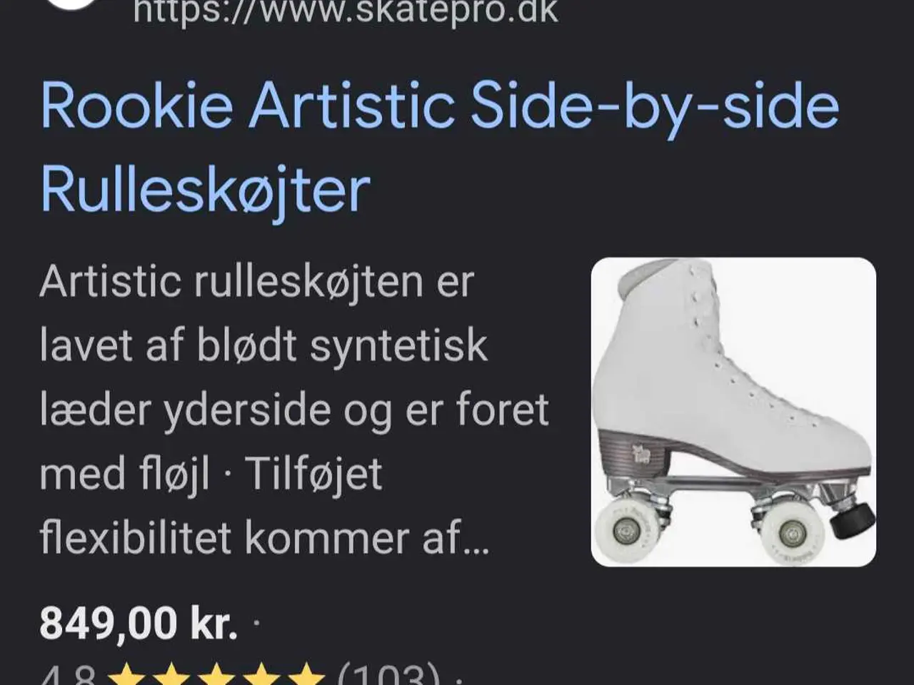 Billede 7 - Rookie Artistic rulleskøjter 