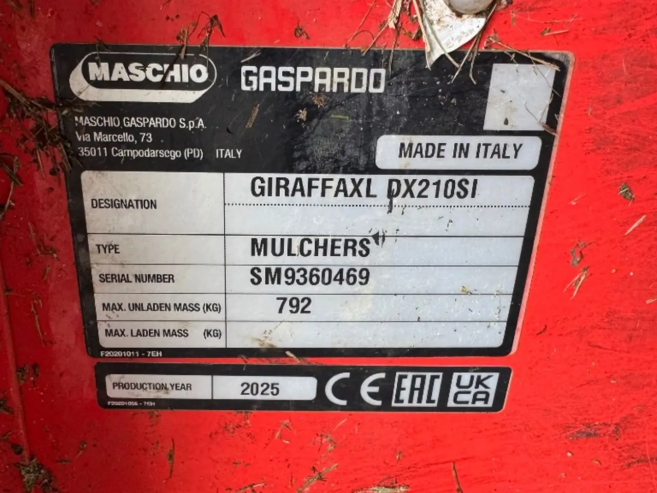 Billede 5 - Maschio Giraffa XL Dx210si