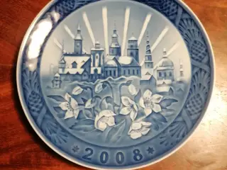 Royal Copenhagen juleplatte 2008