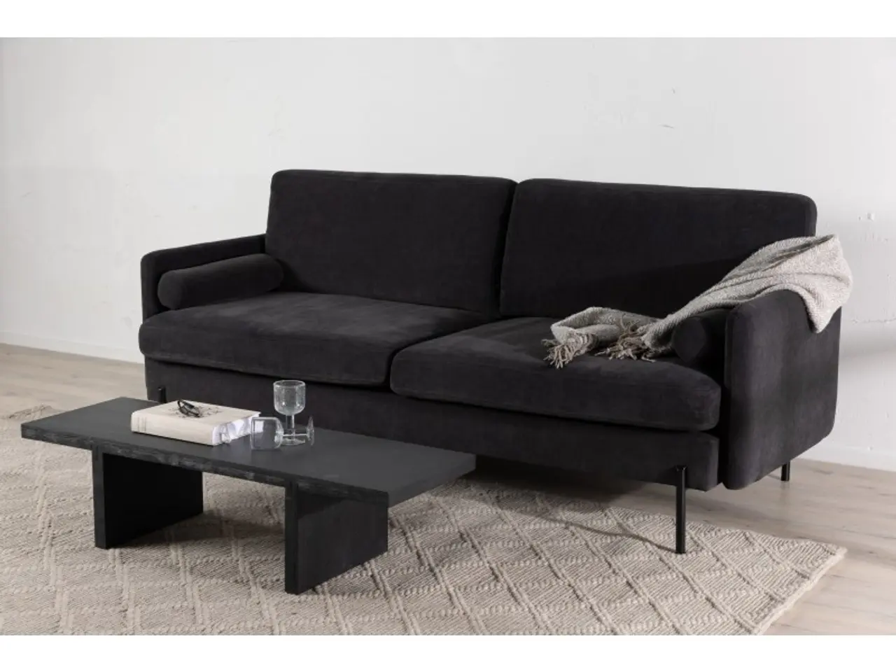 Billede 12 - Antibes 3 personers Sofa - Sort og Mørkegrå