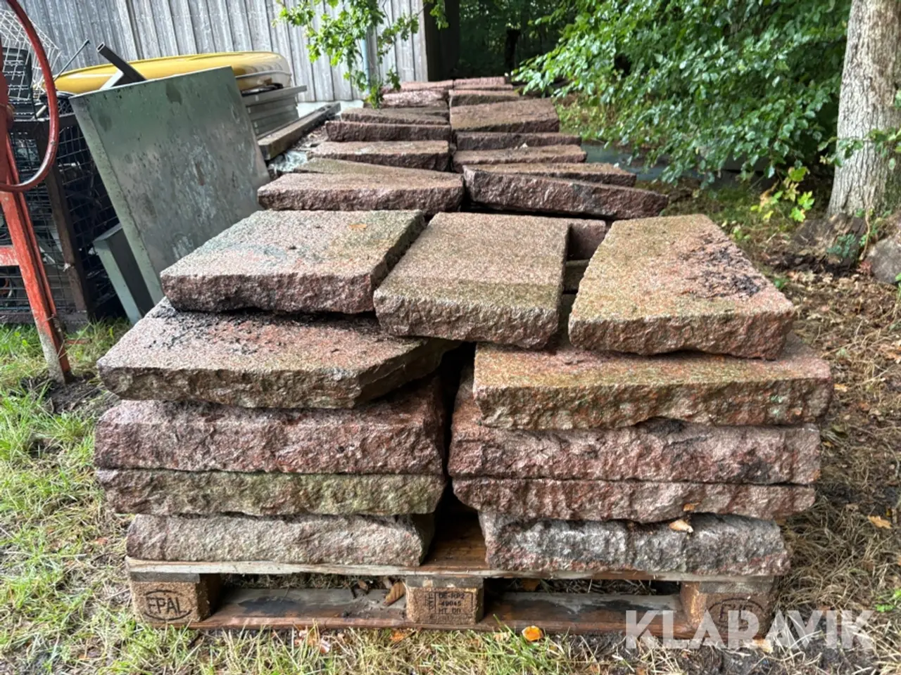 Billede 2 - Granit sten Bornholmsk Granit Rød 140 hele sten