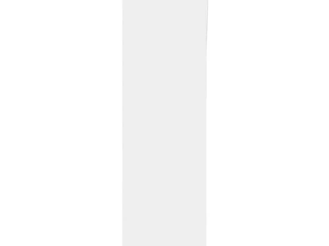 Billede 3 - Mørklægnings-rullegardin 80×210 cm - hvid polyester, stofbredde 75,7 cm