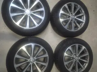 Mercedes 17" fælge m/ vinterdæk 225 55 17