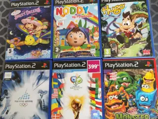 16 fede PS2 spil 35-150kr pr stk.