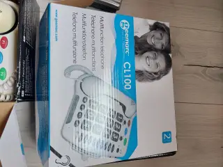 Fastnettelefon ny og 2 brugte + ekstra trykknap en