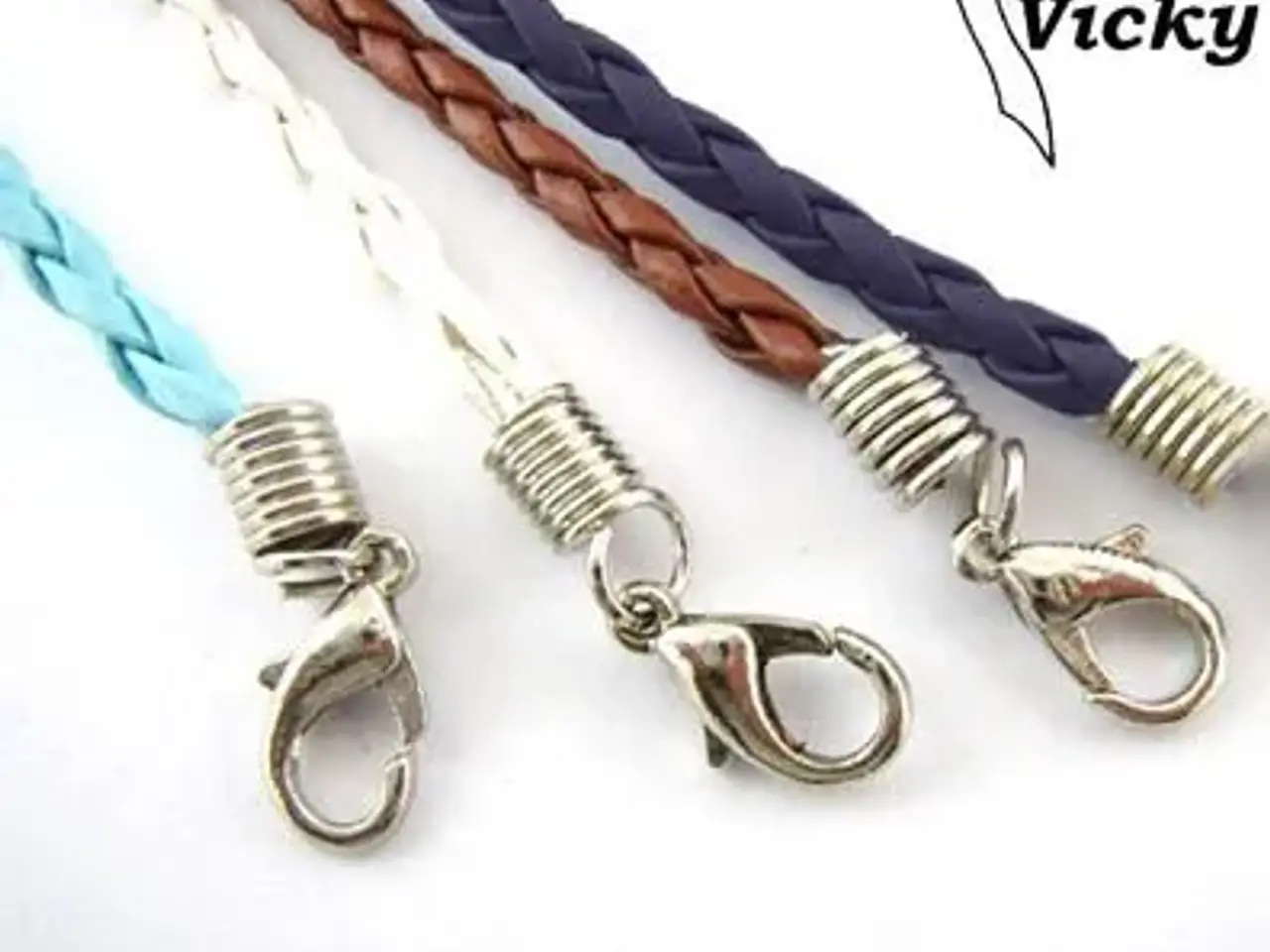 Billede 6 - VEDHÆNG MED FJER-CHARM # Armbånd Halskæd
