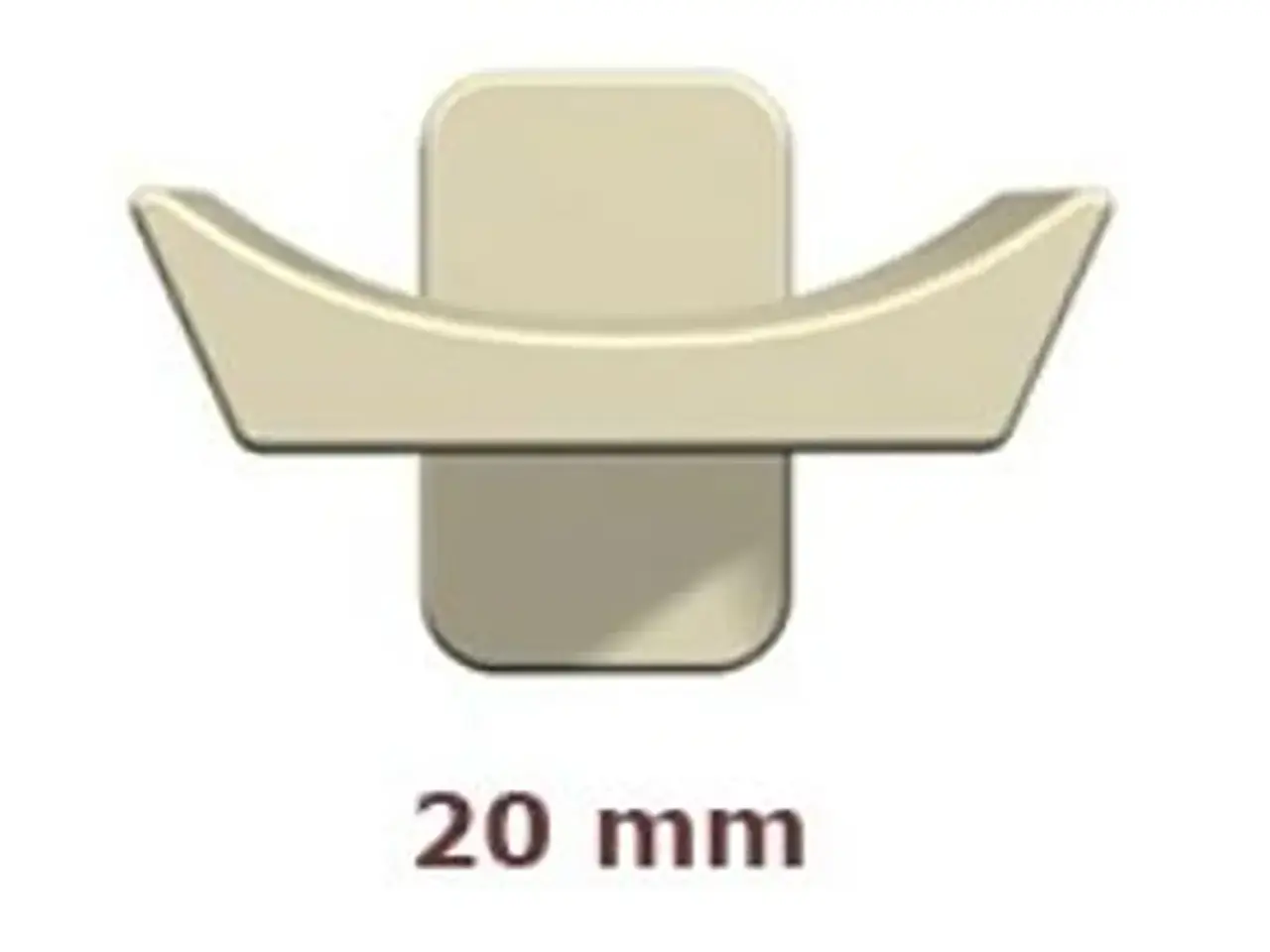 Billede 1 - Bomhold, kunststof,D=20mm 24mm