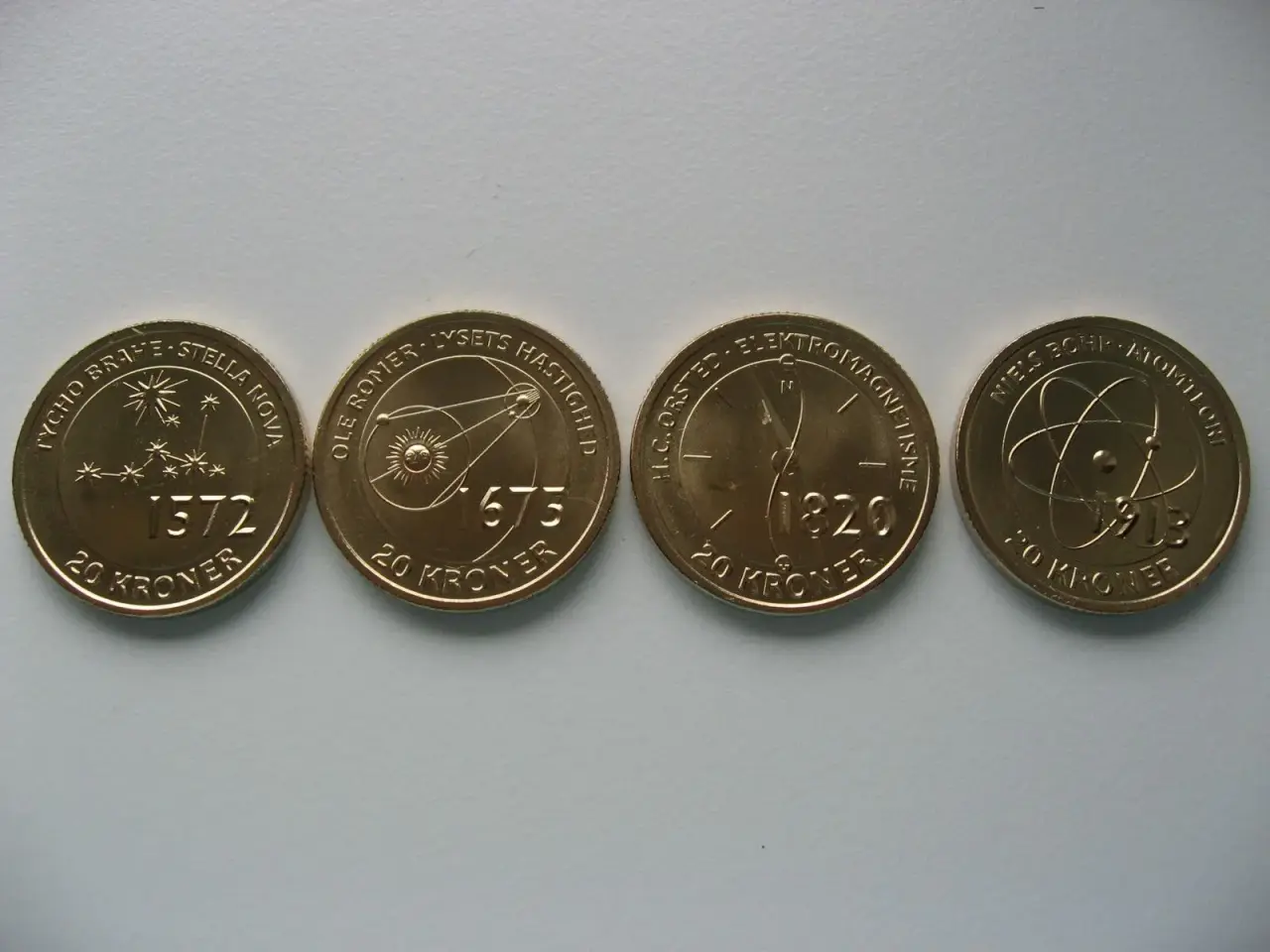 Billede 3 - Komplet sæt videnskabsmønter 2013 4 stk