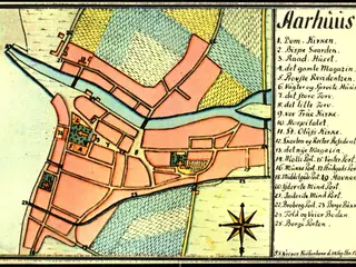 Aarhüüs - Kopi af kort fra 14. sept. 1782 - u/n