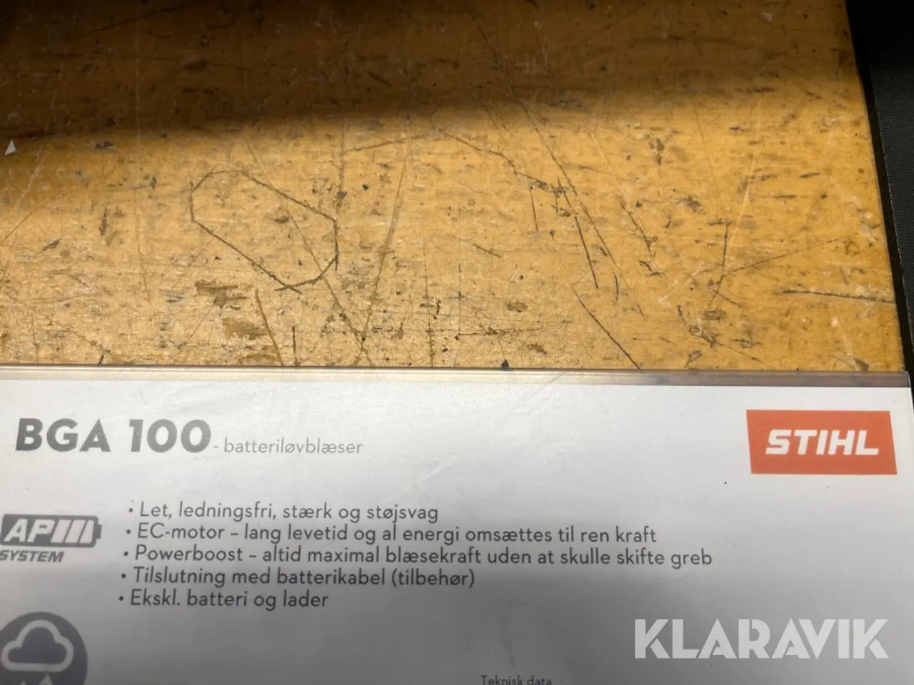 Billede 12 - Løvblæser STIHL BGA 100 batteridrevet