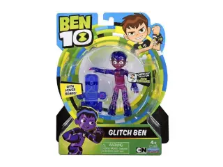 Ben 10 – Glitch Ben med Skateboard (Hoverboard)