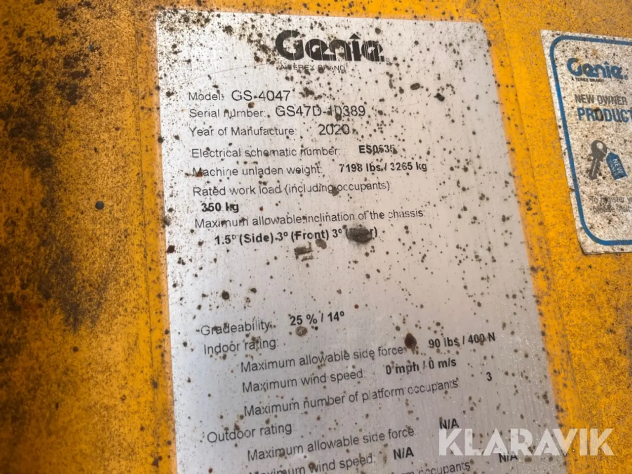 Billede 10 - Sakselift Genie GS-4047 14meter