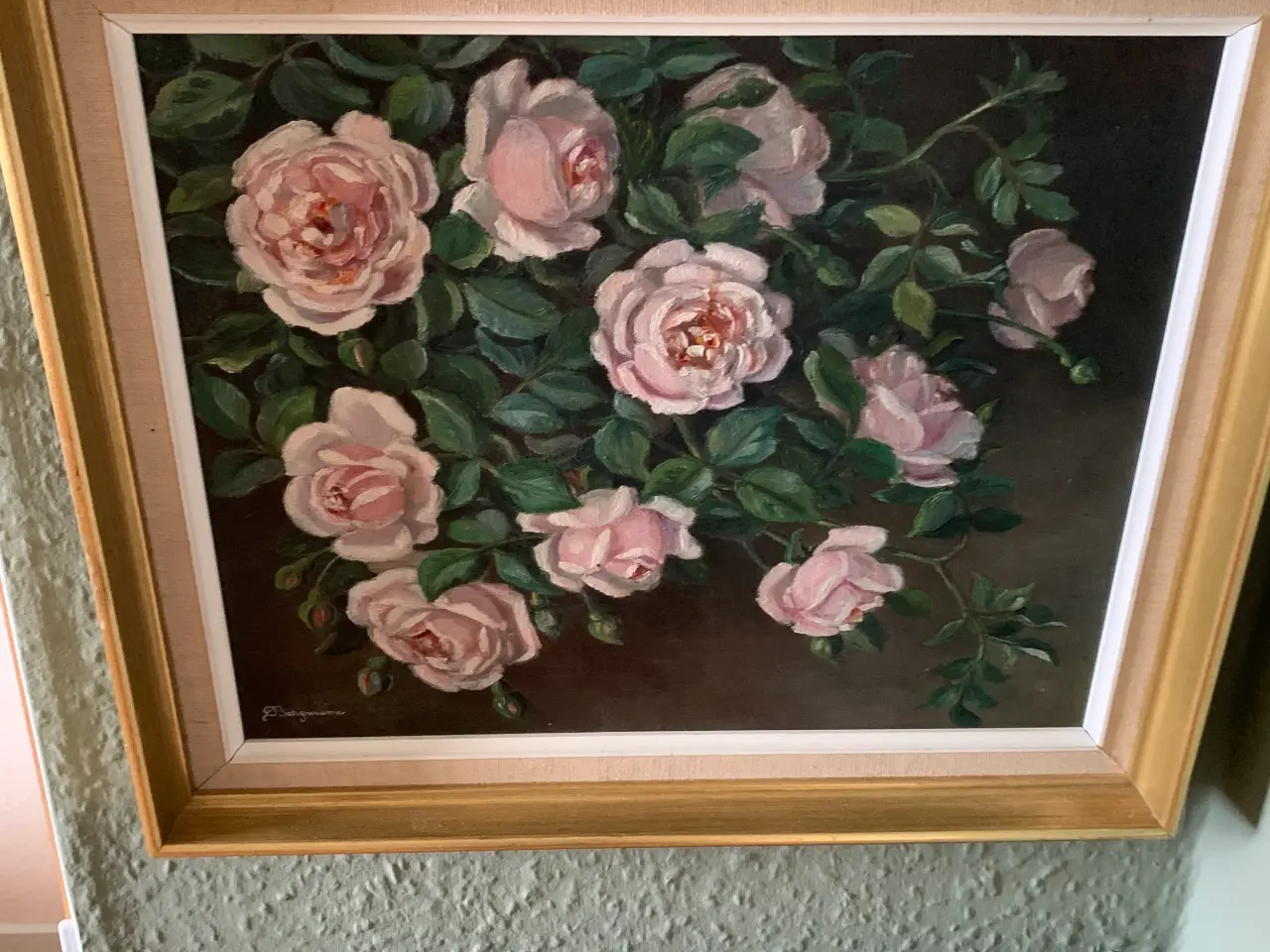 Billede 1 - Roser blomstermotiv af D. Bergmann
