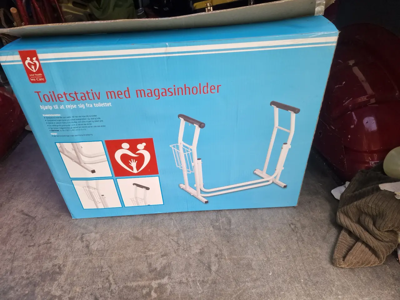 Billede 1 - Toiletstativ med magasinholder