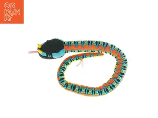 Farverig plys slange (str. 124 cm)